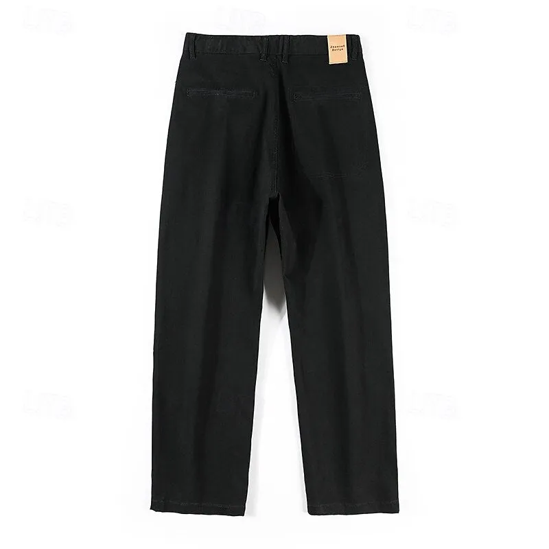 100% Cotton Tapered Carrot Chinos Pants