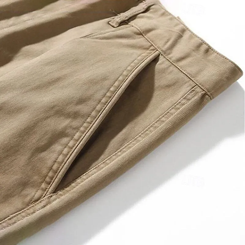 100% Cotton Tapered Carrot Chinos Pants