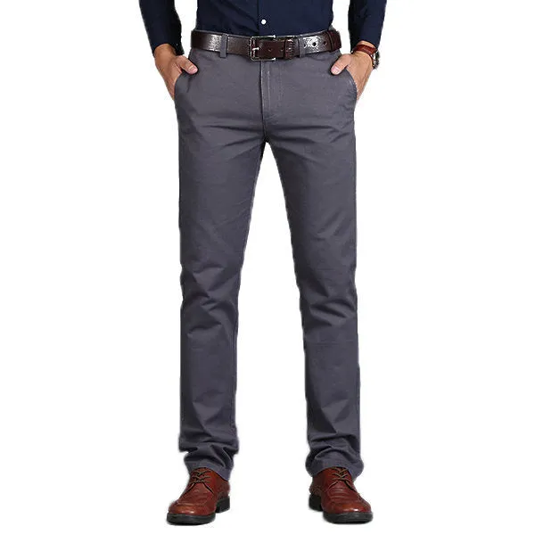 100%Cotton Casual Straight Pants