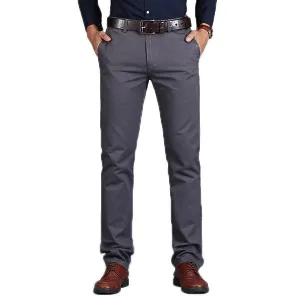 100%Cotton Casual Straight Pants