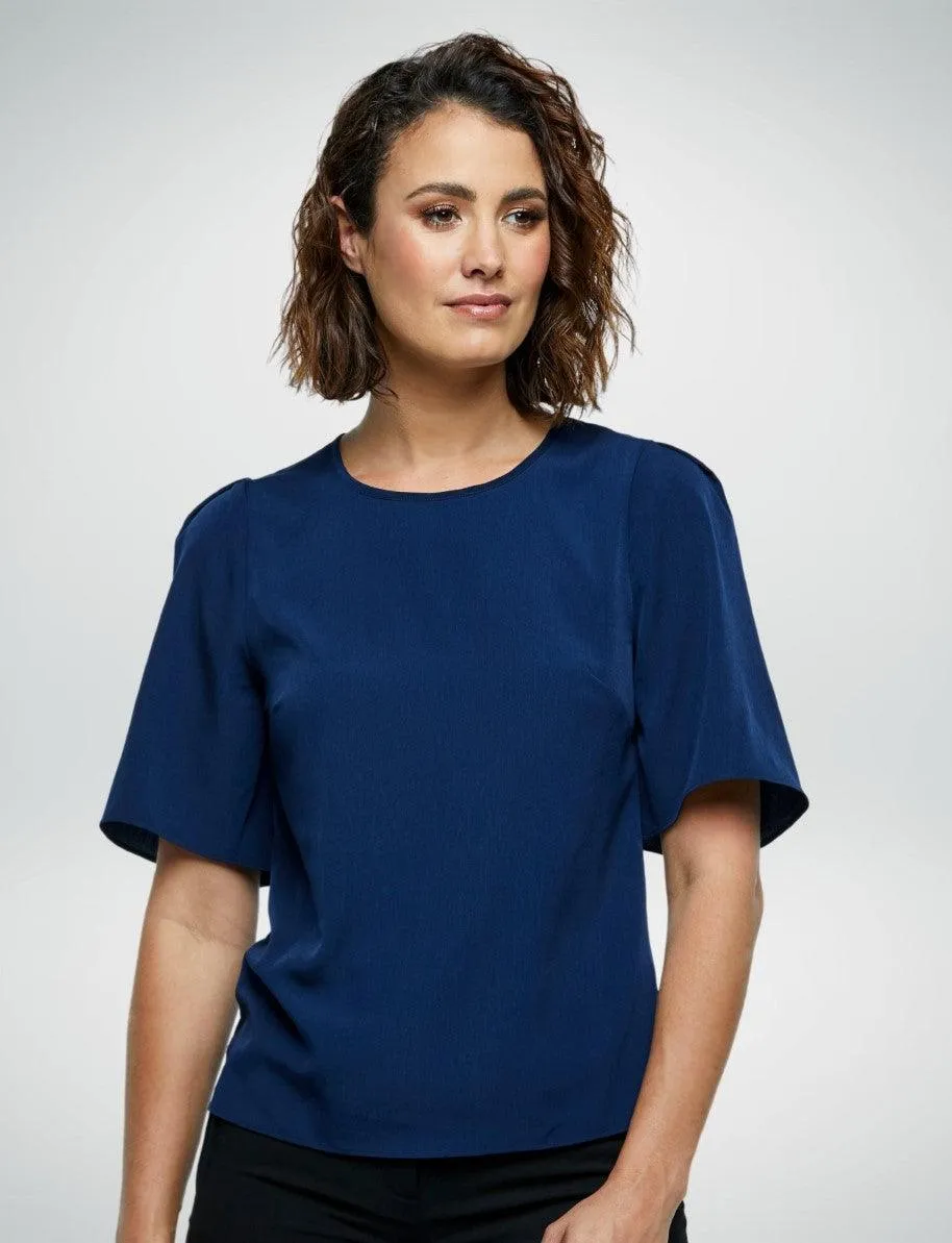 6052E91 Corporate Reflections Echo Flowing Sleeves Blouse