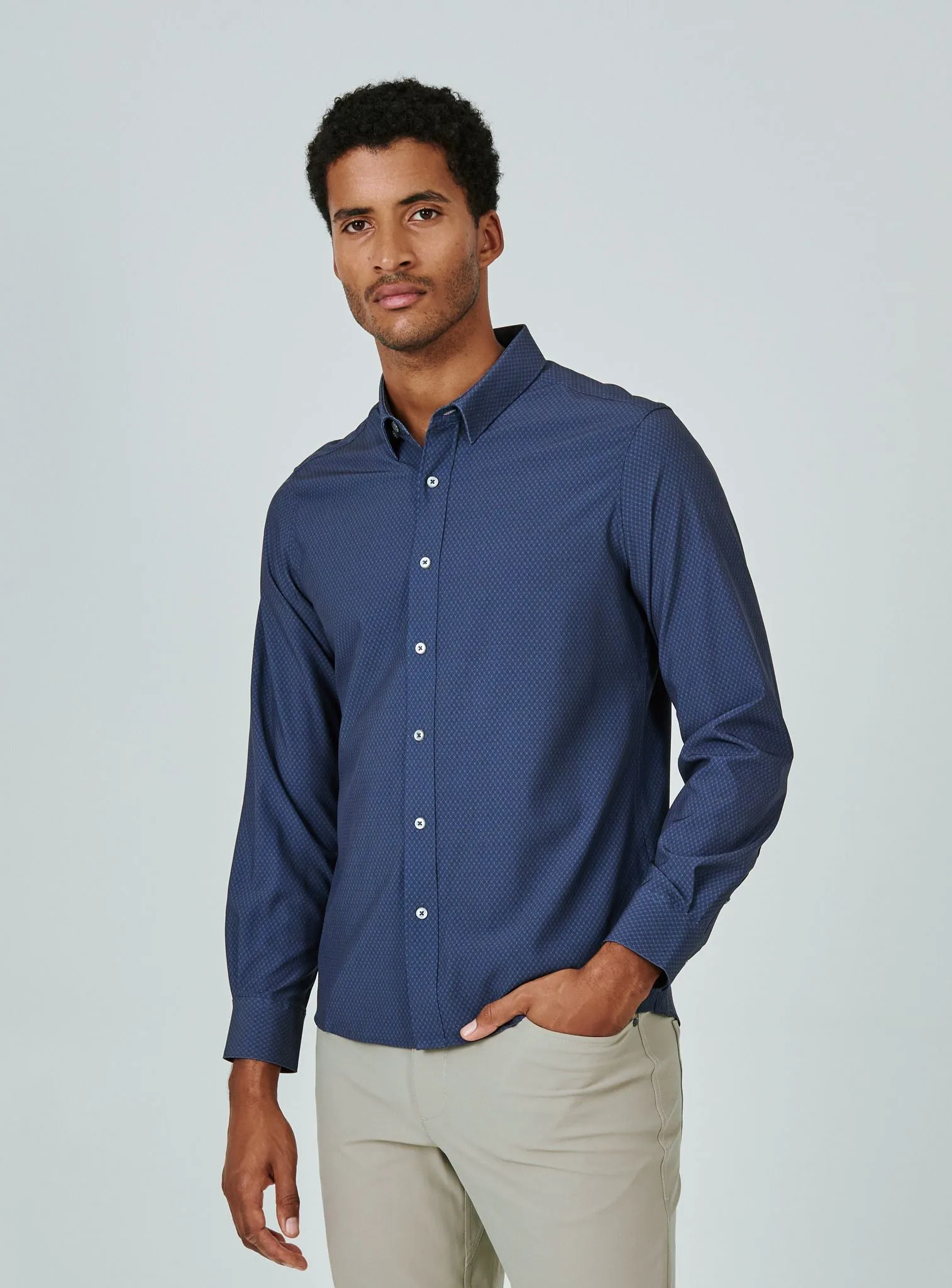 7 Diamonds Prime Performance Stretch LS Shirt