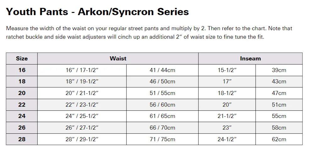 Answer Syncron Meltdown Youth Pants