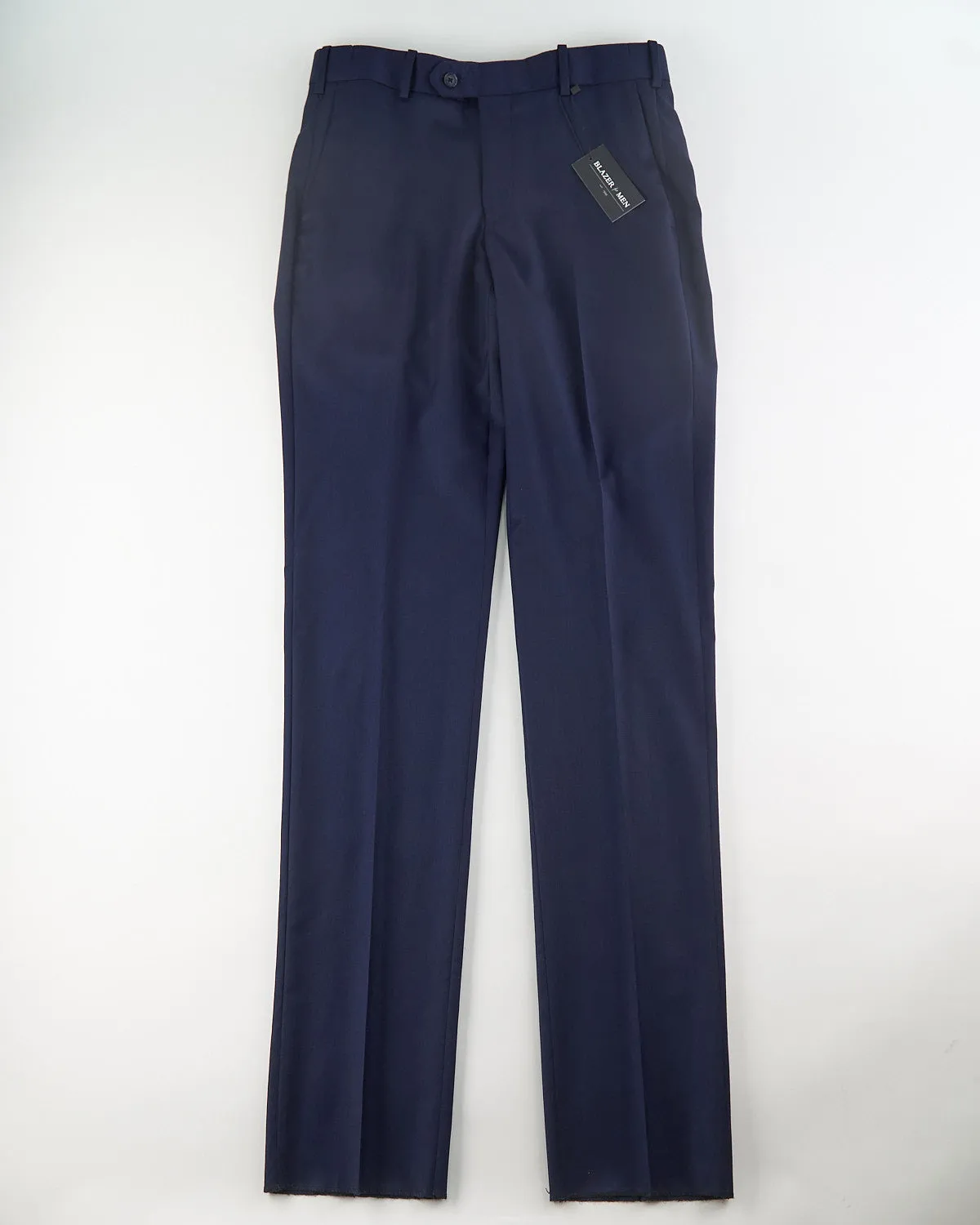 'Ash' Super 100S  Blue Wool Pant