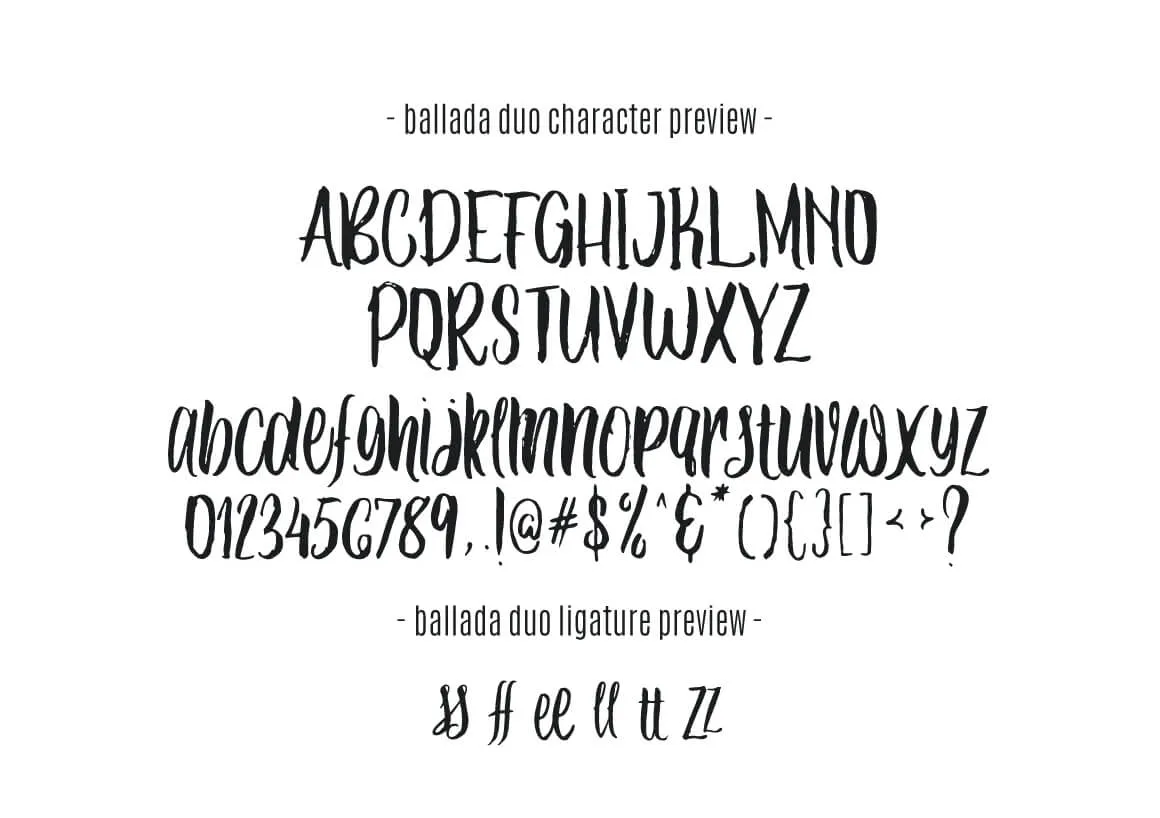 Ballada - Free Font Duo