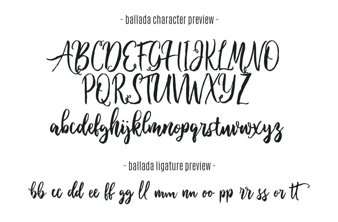 Ballada - Free Font Duo