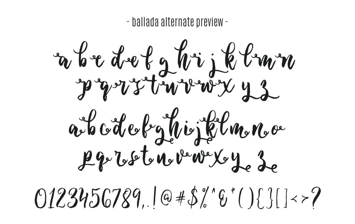 Ballada - Free Font Duo