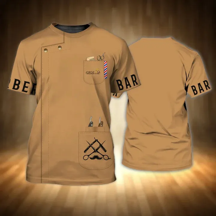 Barber Jorge Sastudio Personalized 3D Shirt