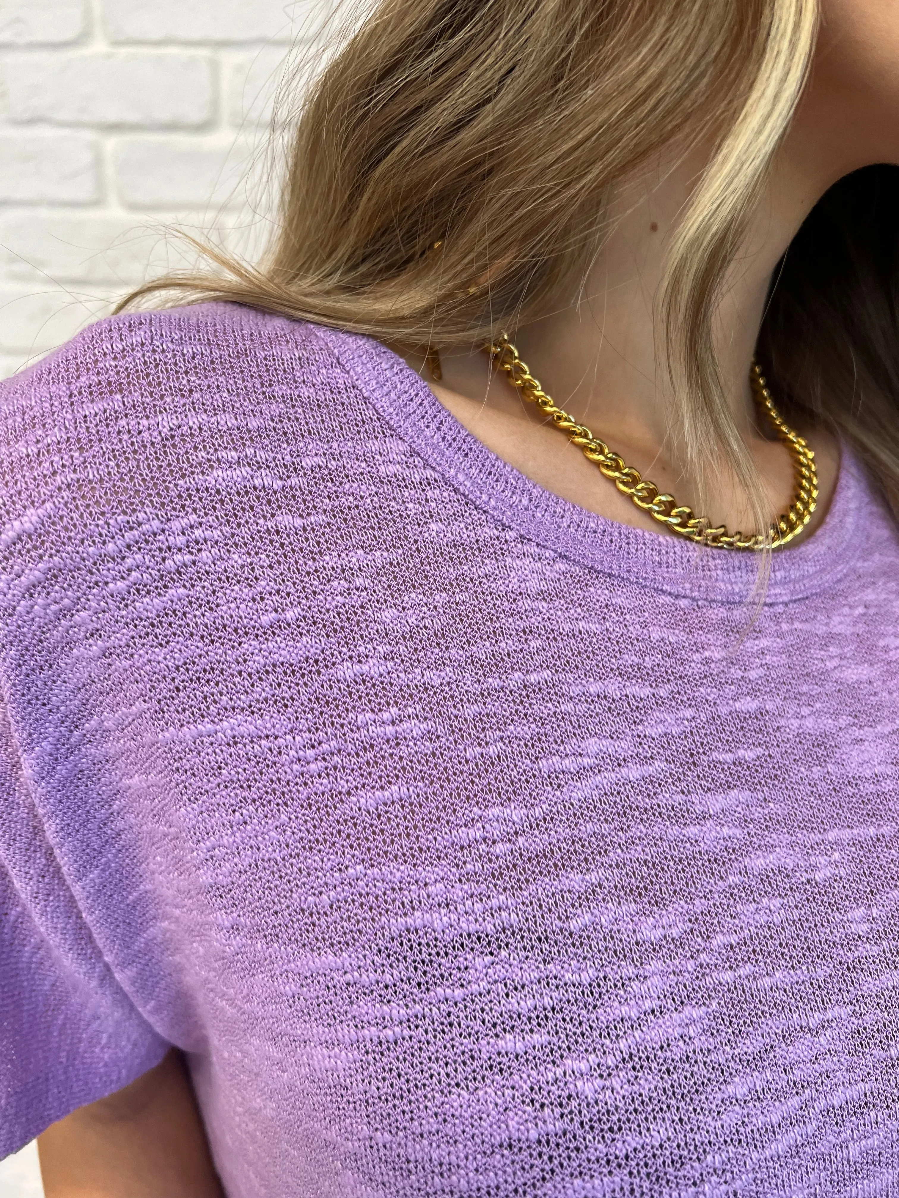 Basically Flowing Dolman Sleeve Top in Lavender