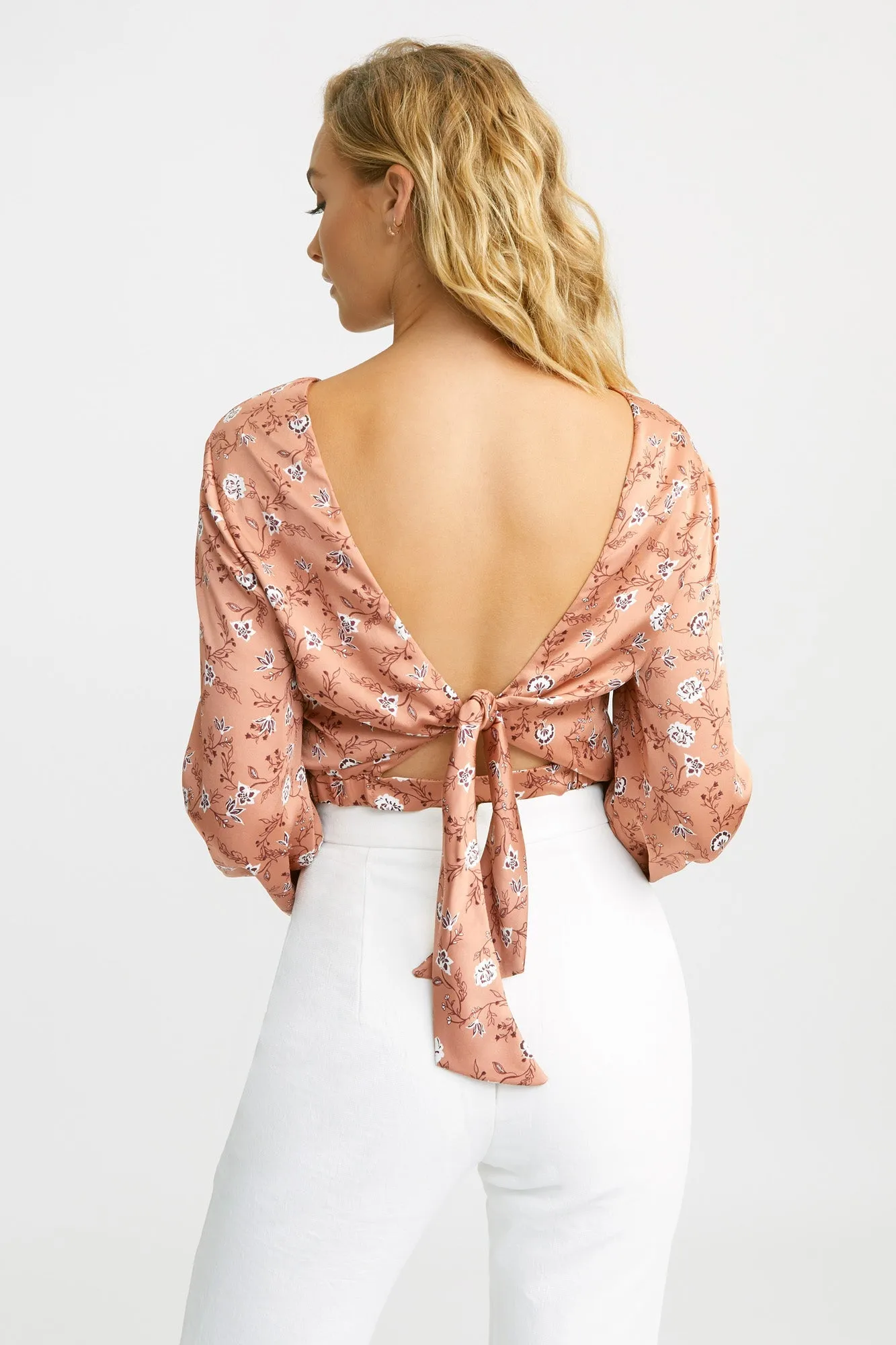 Bernadette Tie Top