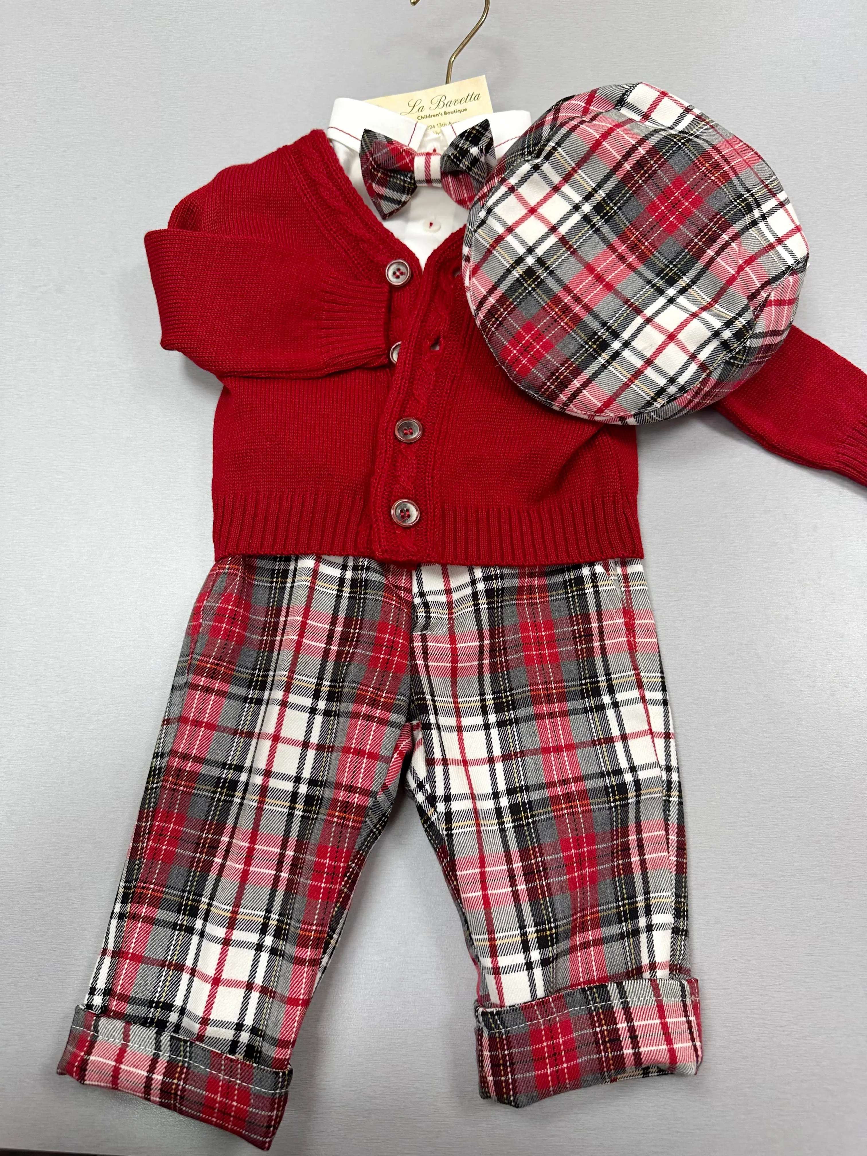 Bimbalo 6875 Tartan Holiday season Boys Set