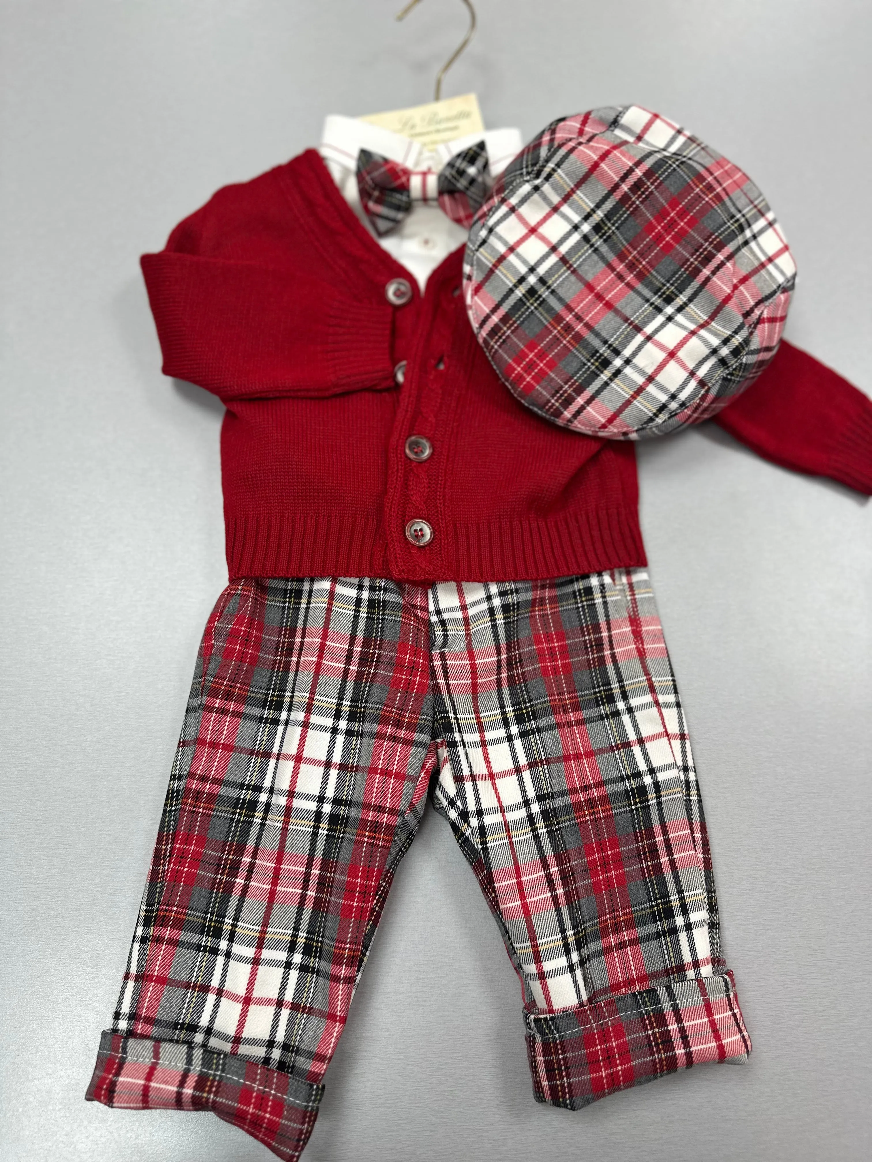 Bimbalo 6875 Tartan Holiday season Boys Set