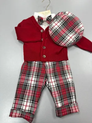 Bimbalo 6875 Tartan Holiday season Boys Set