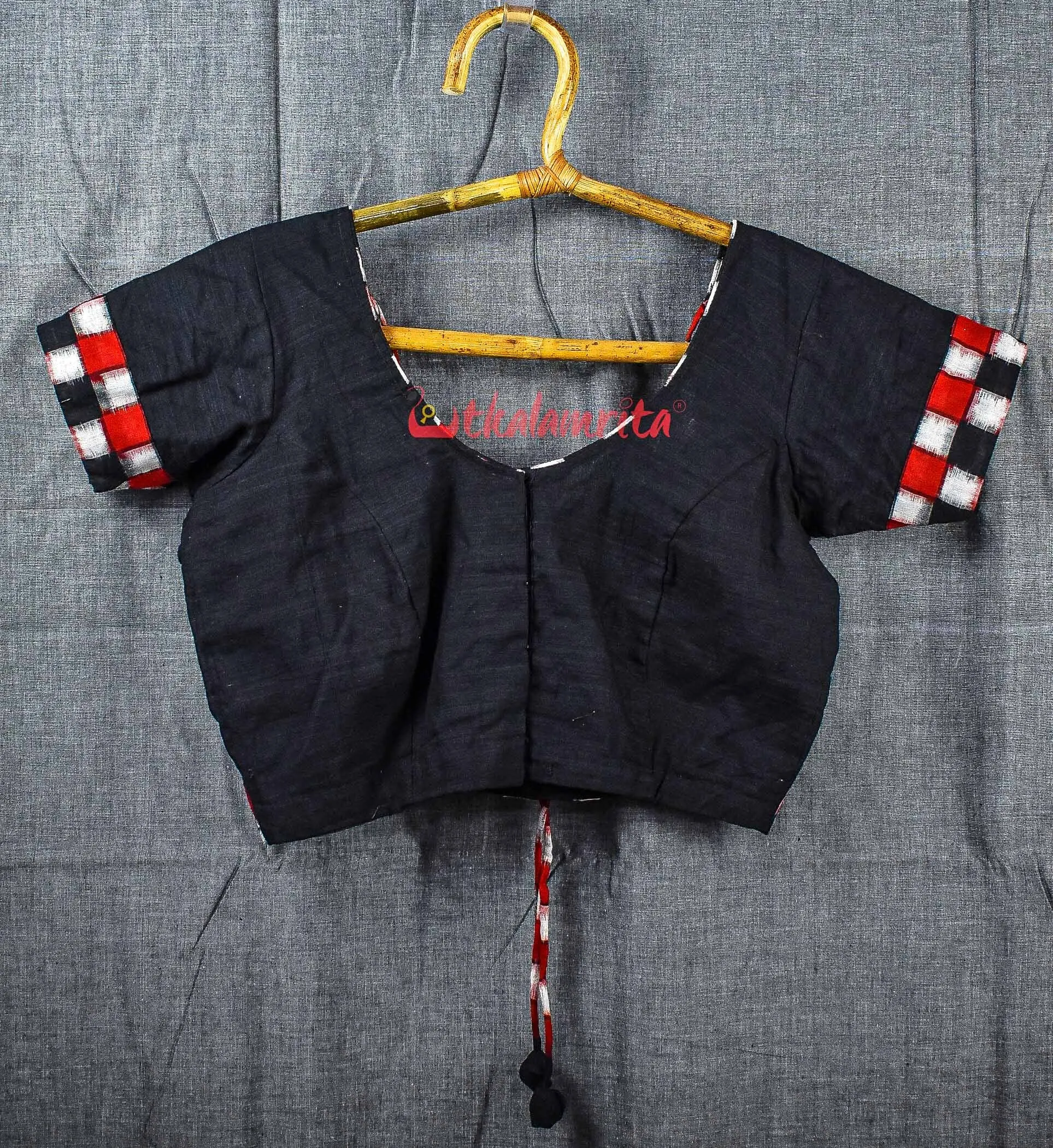 Black With Pasapali Border (Blouse)