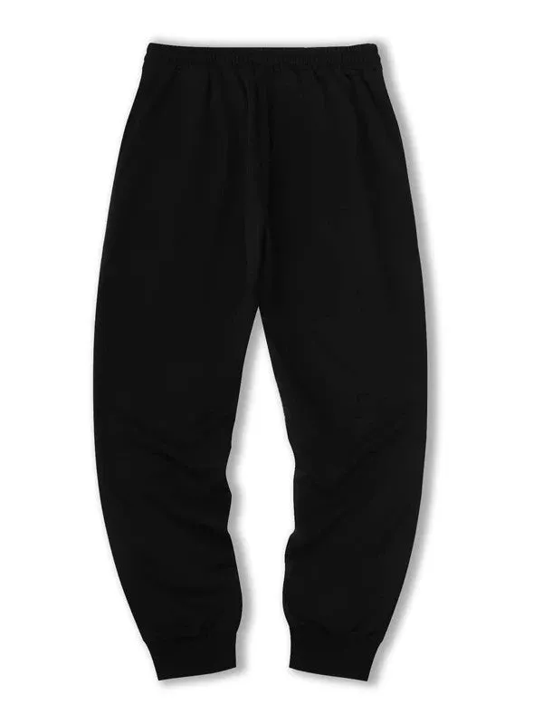 Blue butterfly casual trousers