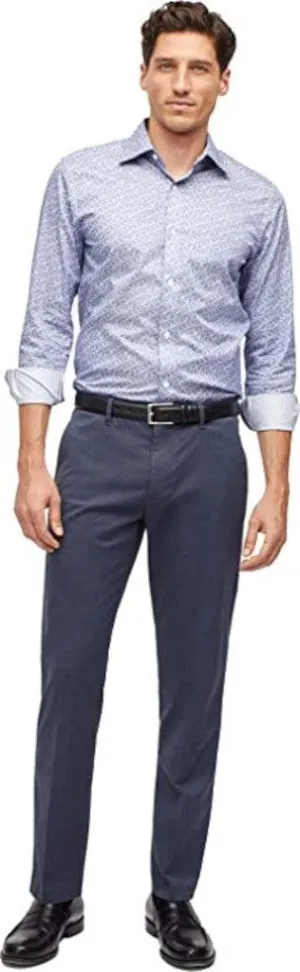 Bonobos Men's Monday Steel Blue 34W x 32L Slim Stretch Weekday Warrior Pants