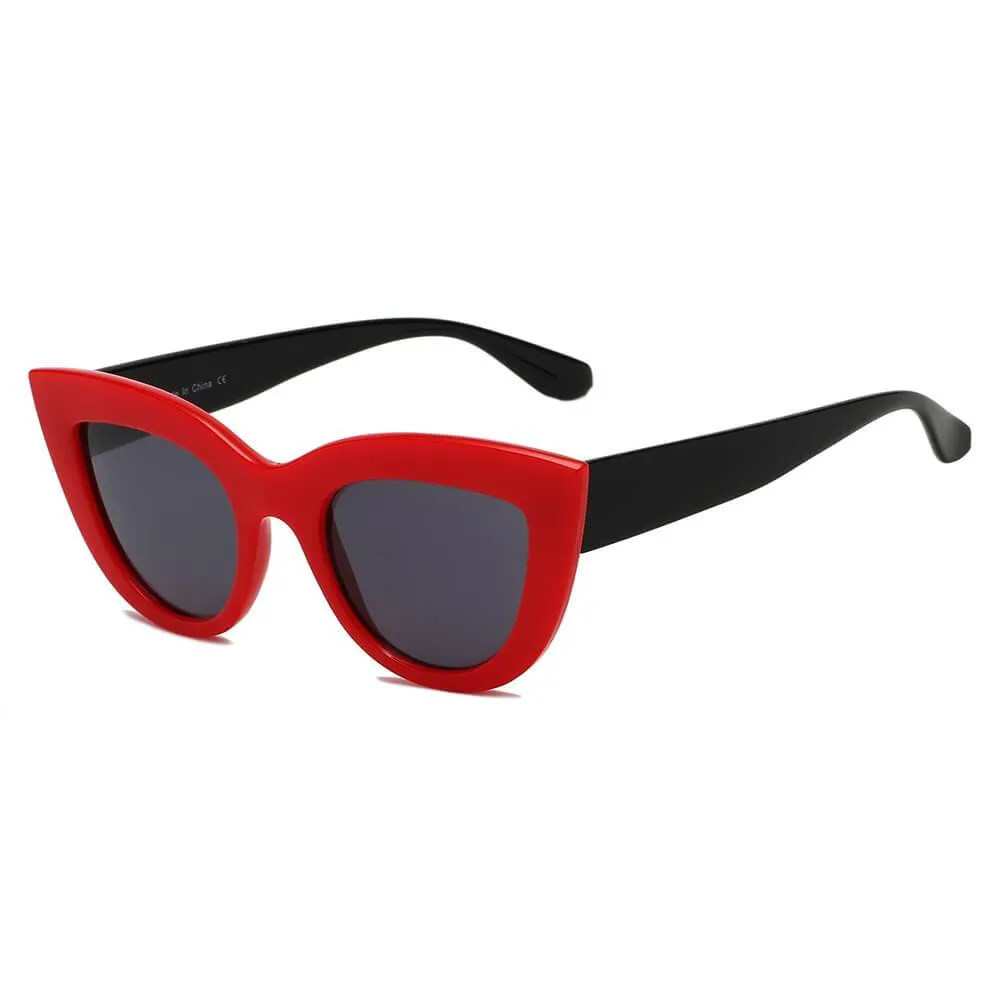 BOYDS | S1088 - Women Round Cat Eye Sunglasses