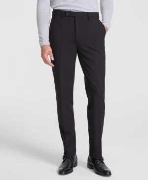 Calvin Klein Mens Slim fit Dress Pants 34 / 30 Black Solid