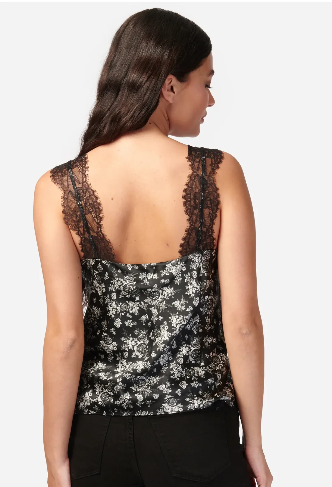 Cami NYC Marlo Cami Black/White Toille