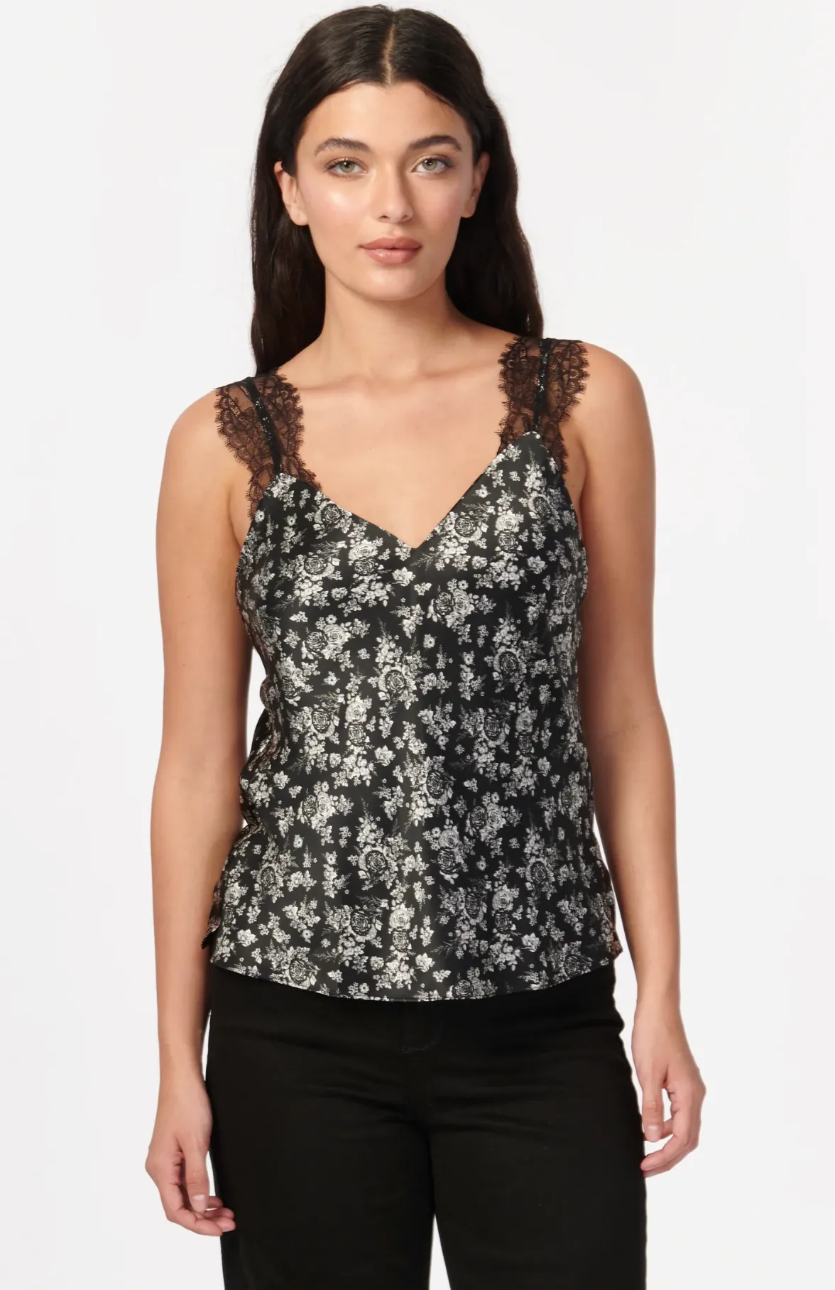 Cami NYC Marlo Cami Black/White Toille