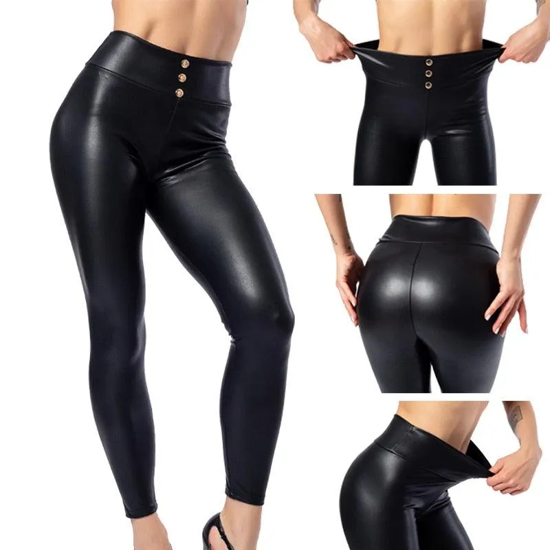 Casual Leather Legging