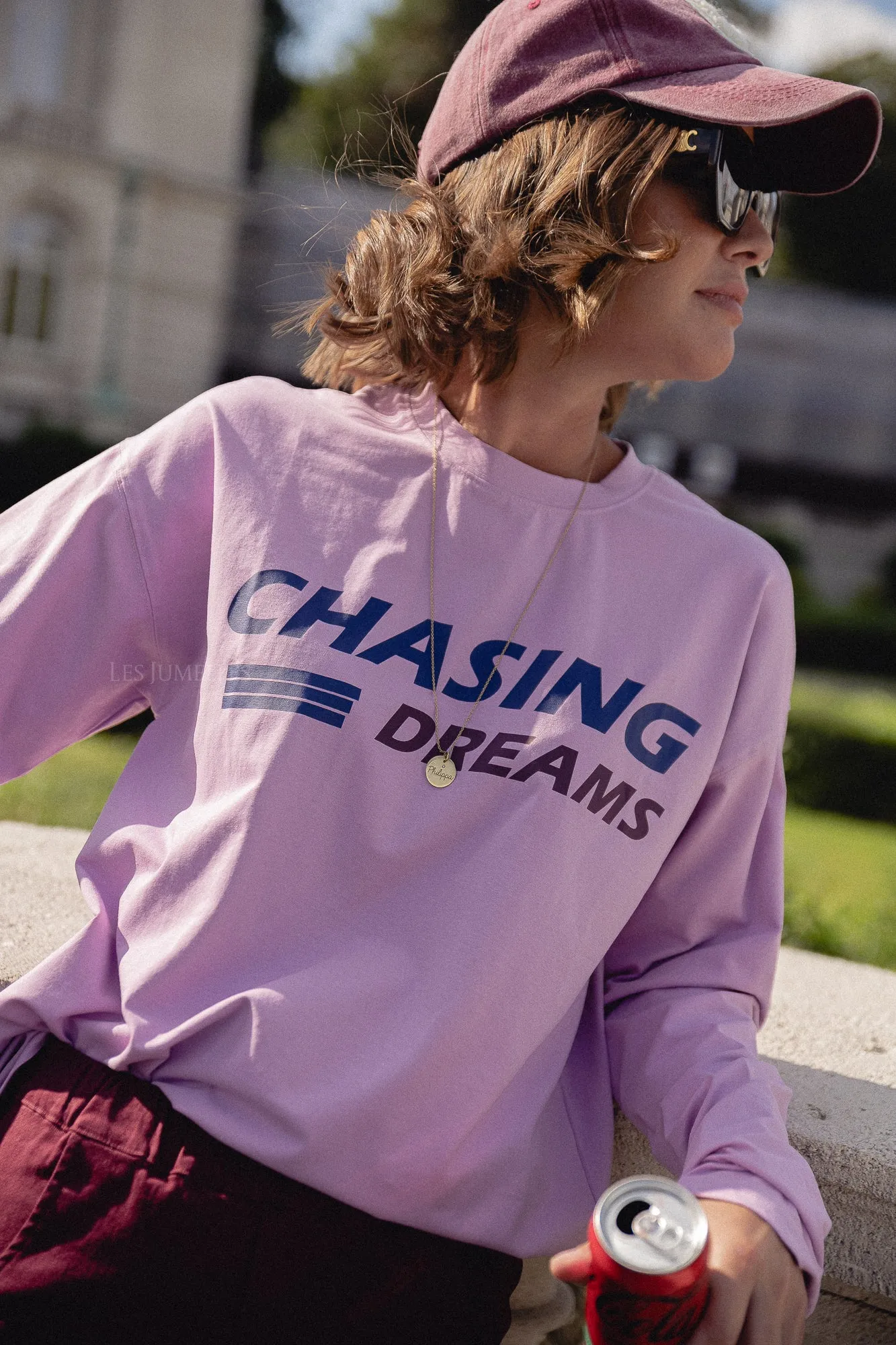 Chasing dreams longsleeve fondant pink