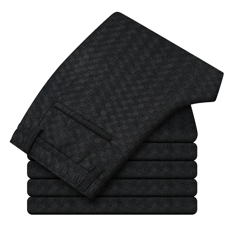 CHECKERED CORDUROY SLACKS