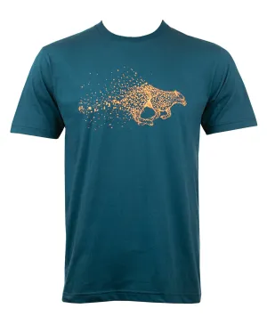 Cheetah Running T-Shirt Dark Blue