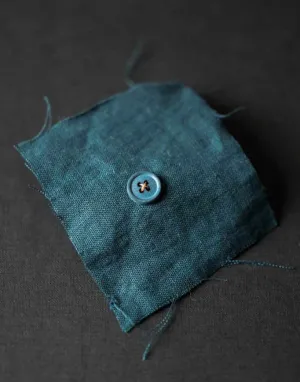 Cotton Button from Merchant & Mills, 15mm Mid Teal