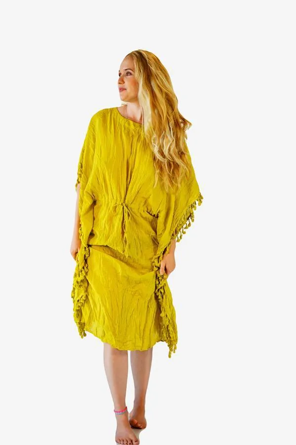 Cotton Tassel Kaftan