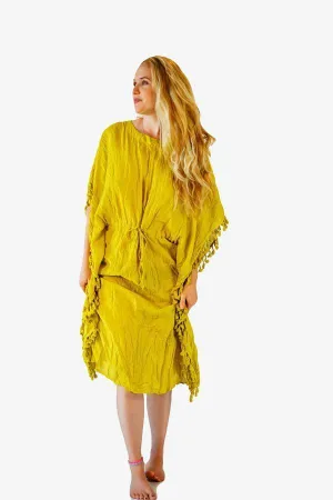 Cotton Tassel Kaftan