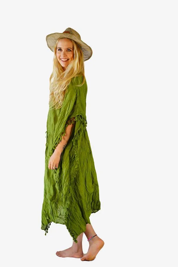 Cotton Tassel Kaftan