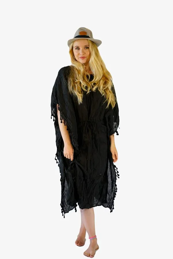 Cotton Tassel Kaftan