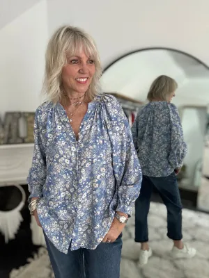 Daisy Blouse in Blue