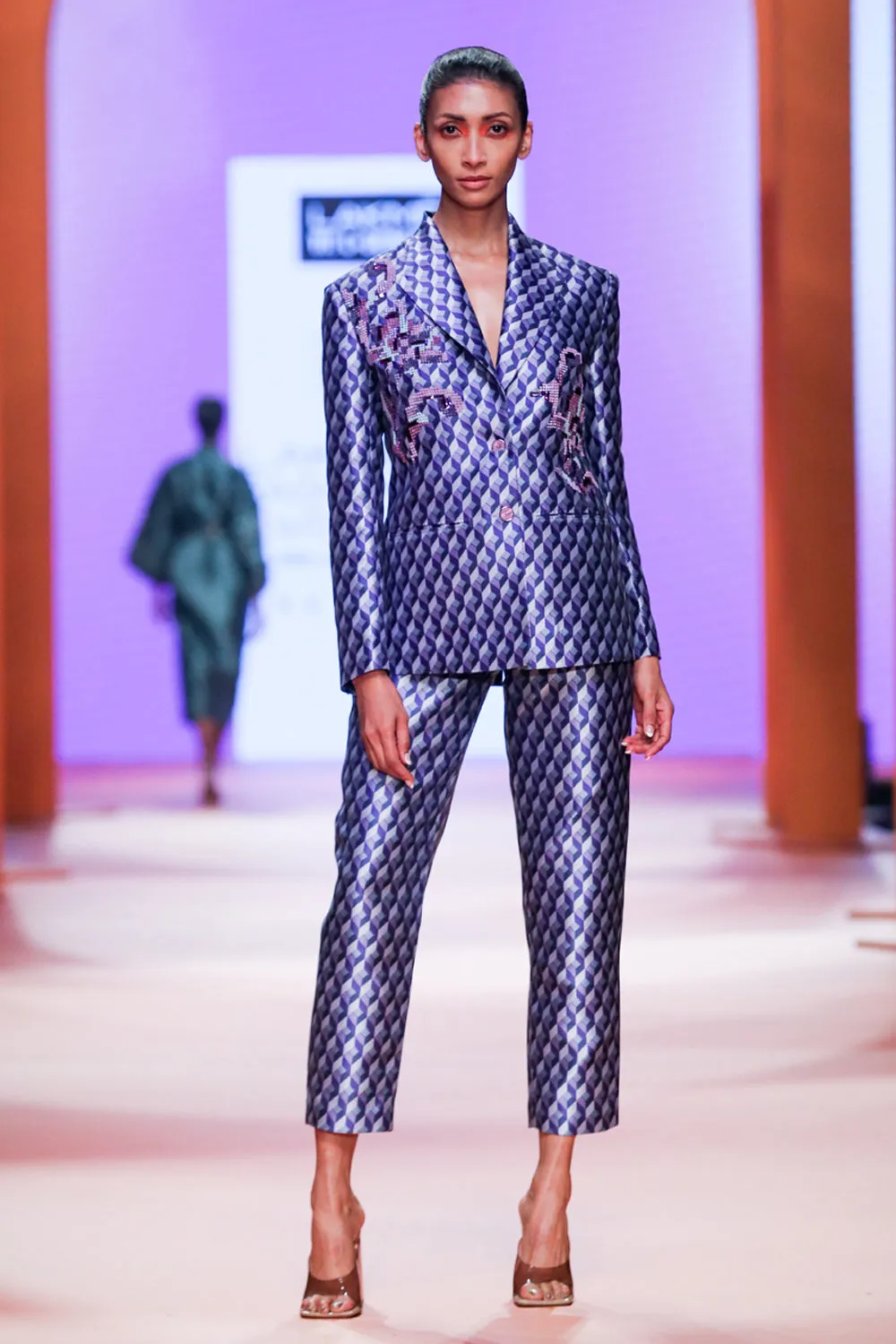 DAWN HAND EMBELLISHED BLAZER SET
