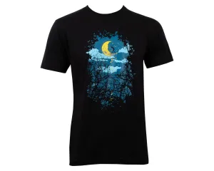 DIGGING THE MOON T-SHIRT BLACK