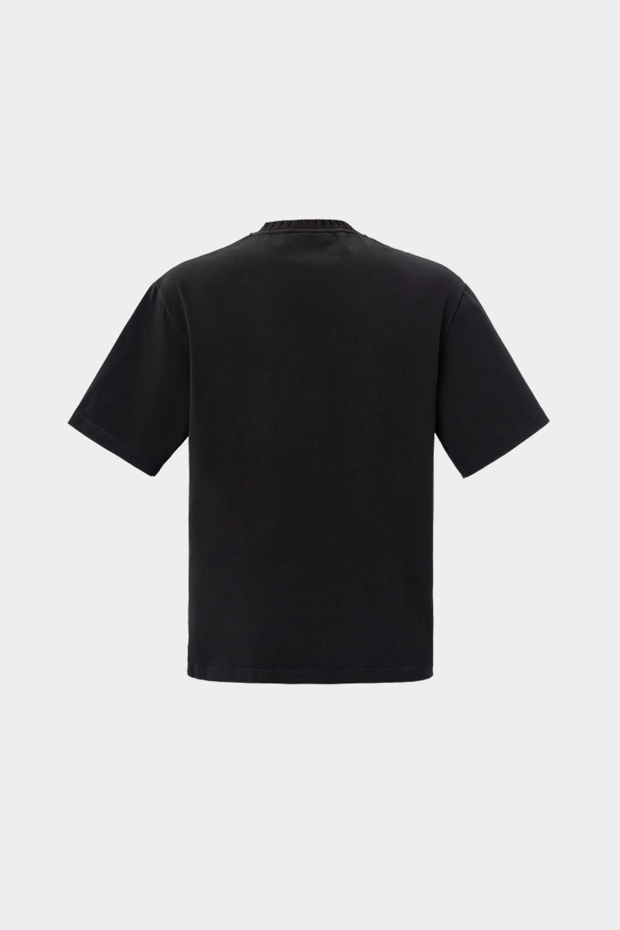 EMBOSSED OVERSIZED T-SHIRT BLACK