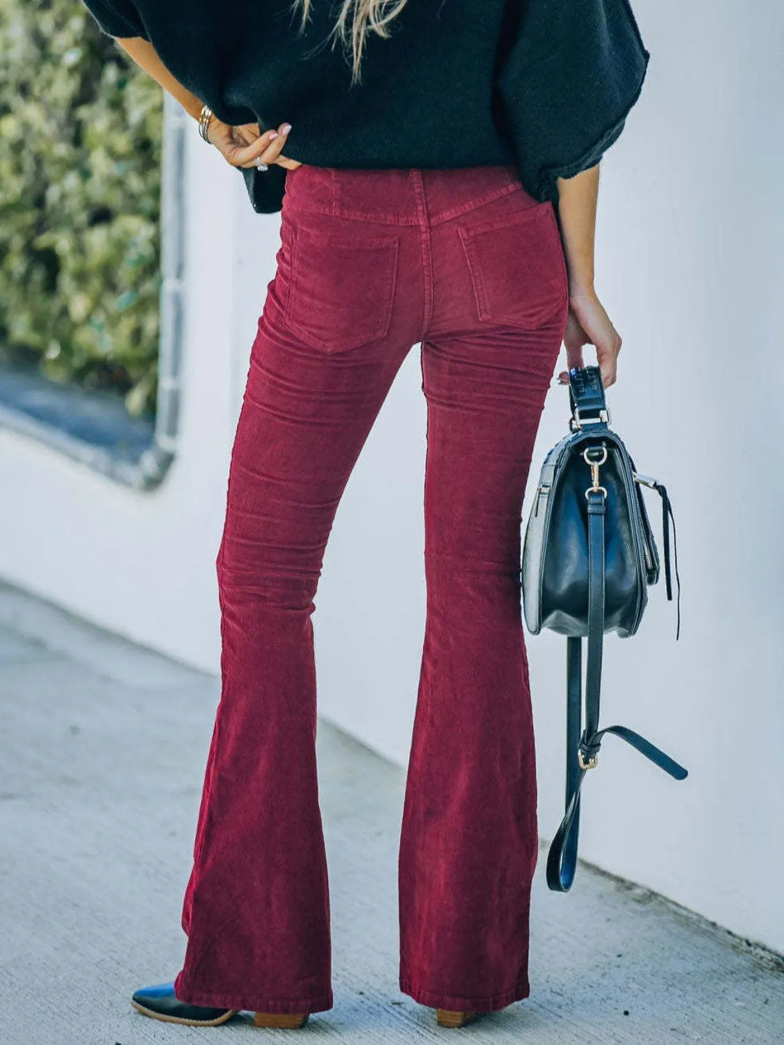Forever Stylish High Waist Bootcut Pants