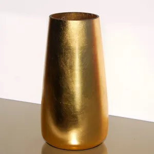 GILT 12" Gold Gilded Zen Vase