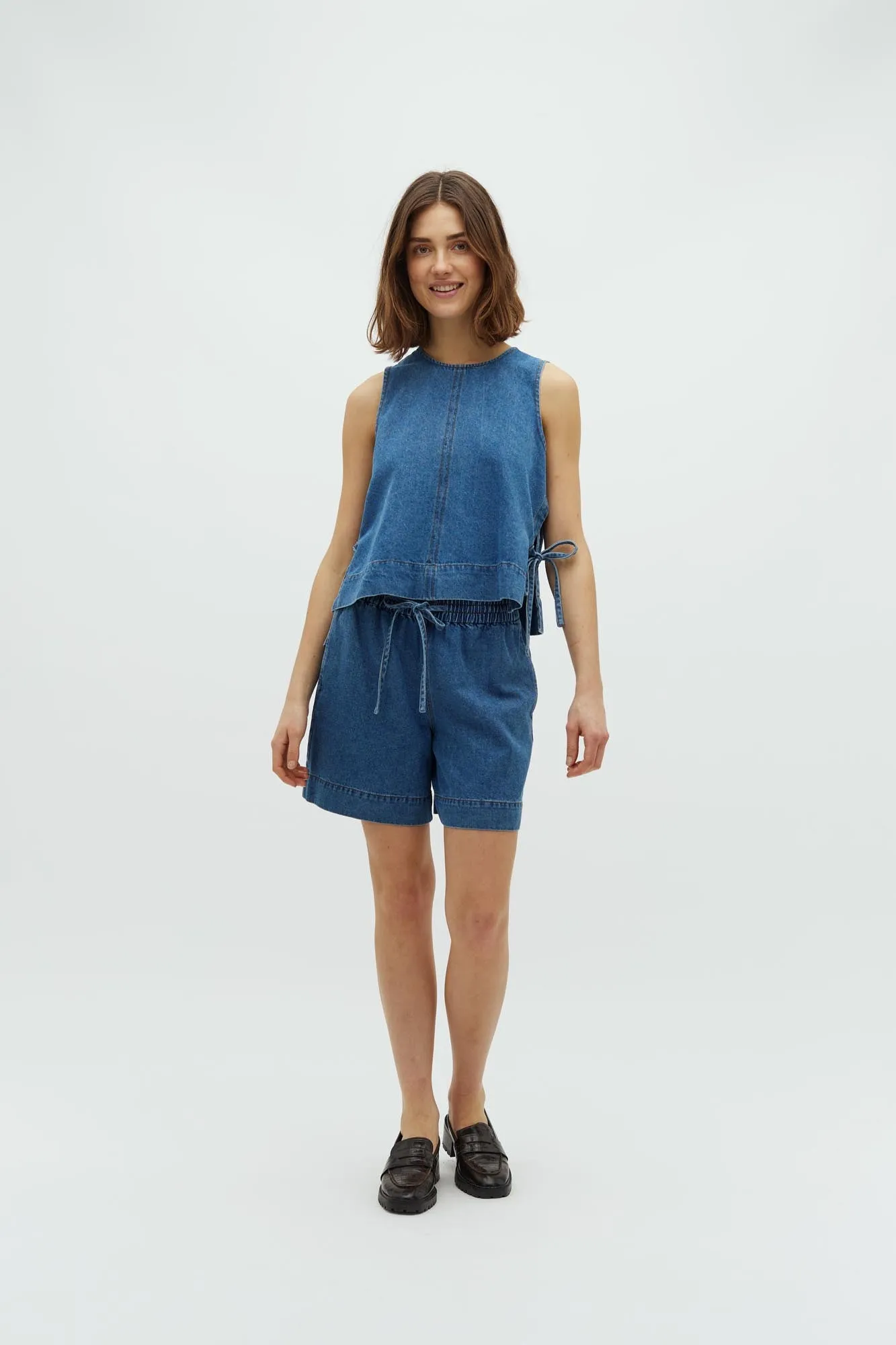 Global Funk - Shorts - Vintage blue denim - Meneto