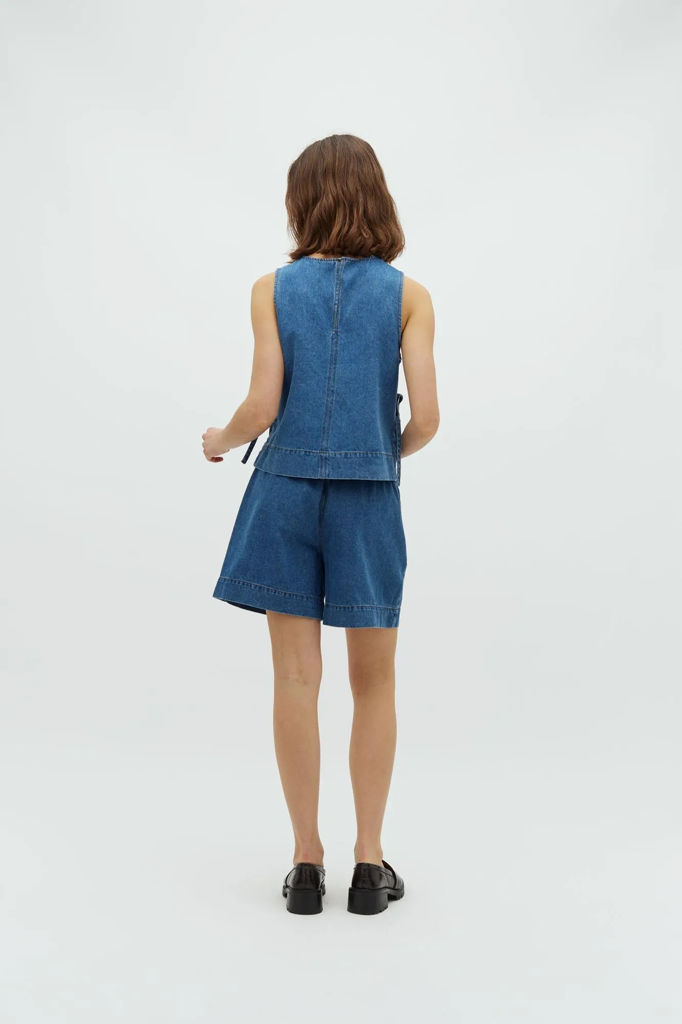 Global Funk - Shorts - Vintage blue denim - Meneto