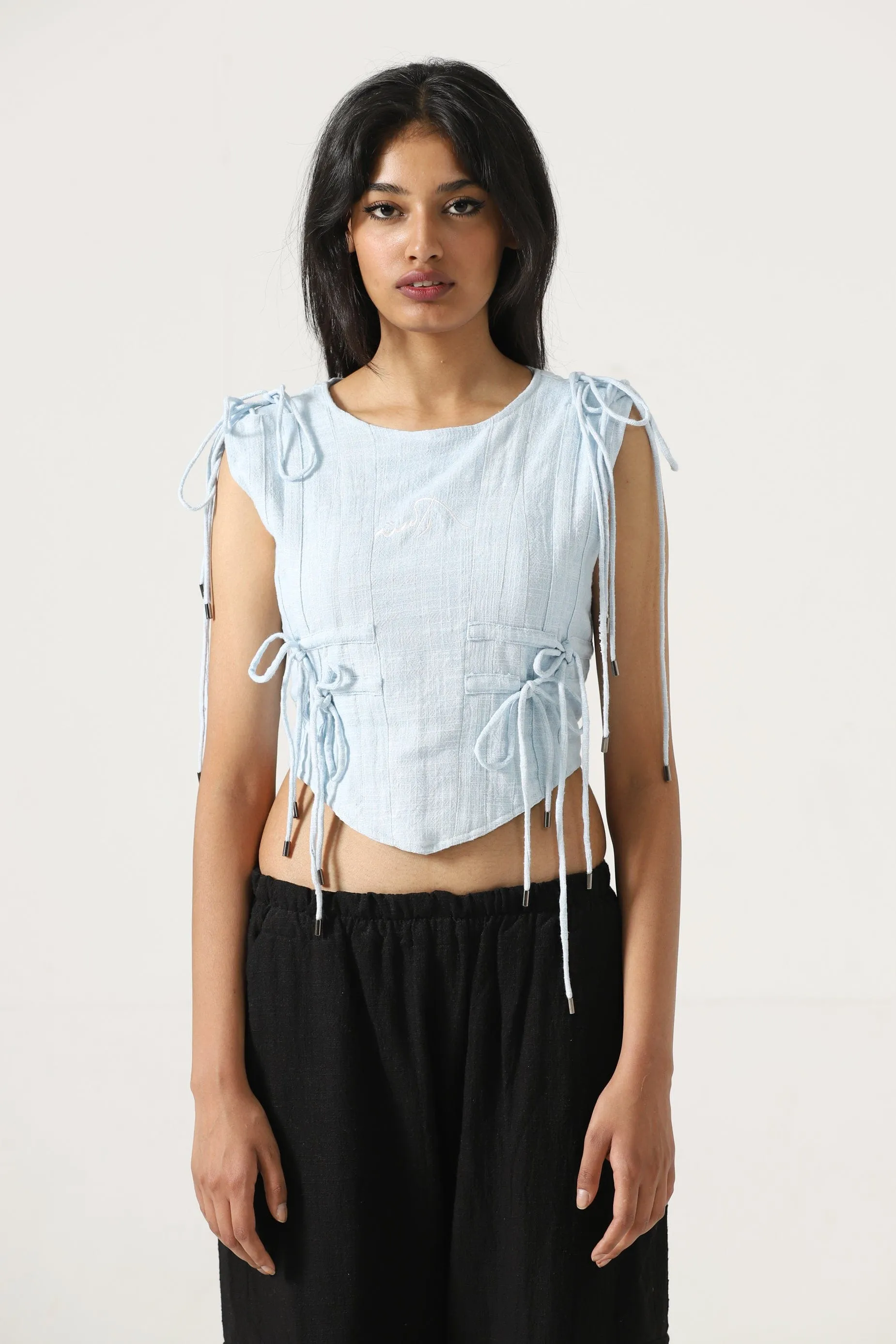 HANDWOVEN COTTON BLOUSE