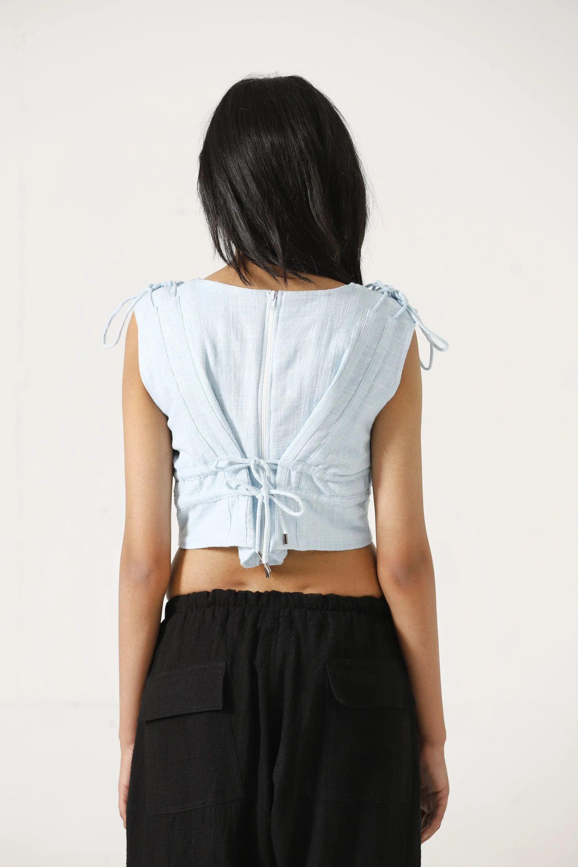 HANDWOVEN COTTON BLOUSE