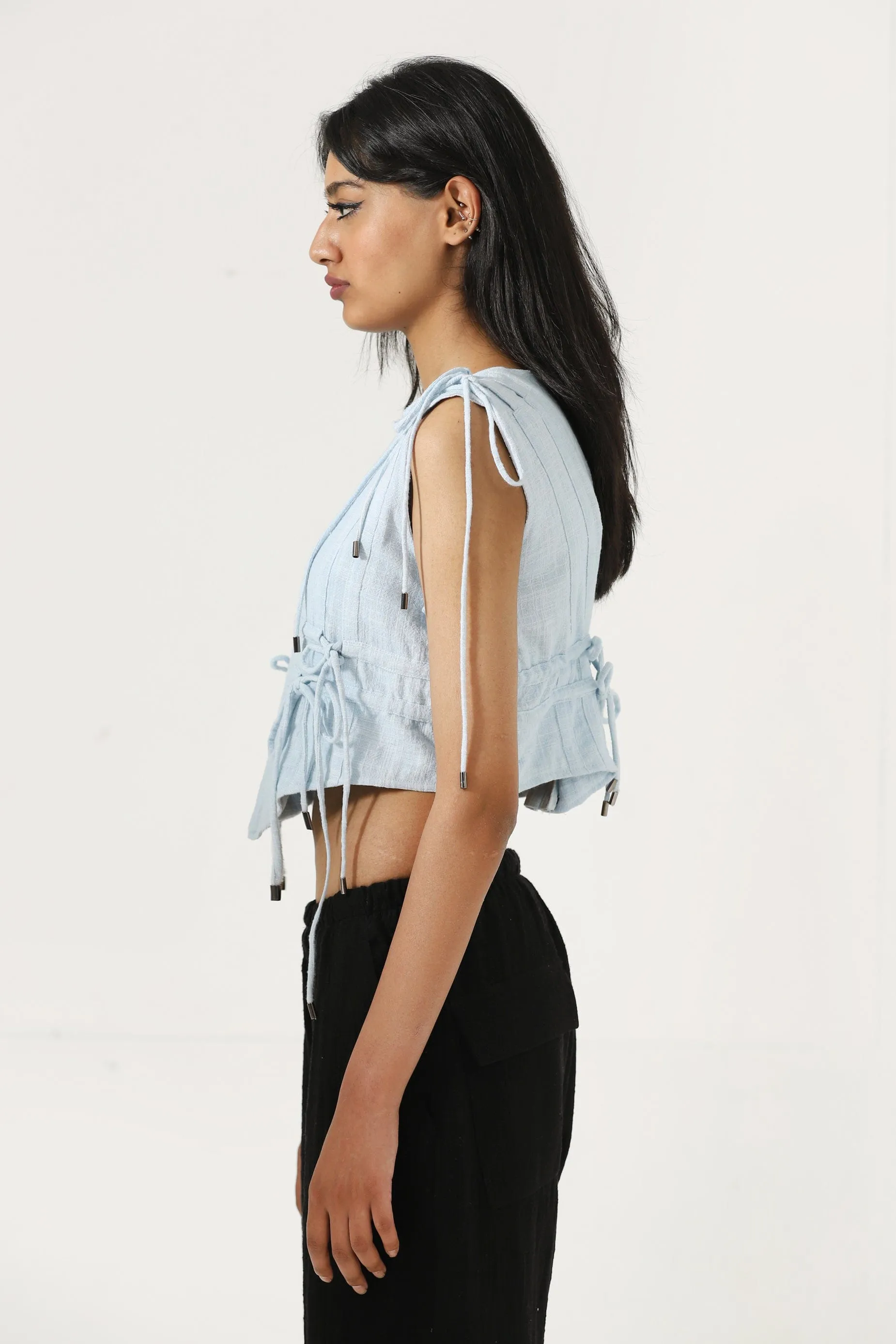 HANDWOVEN COTTON BLOUSE