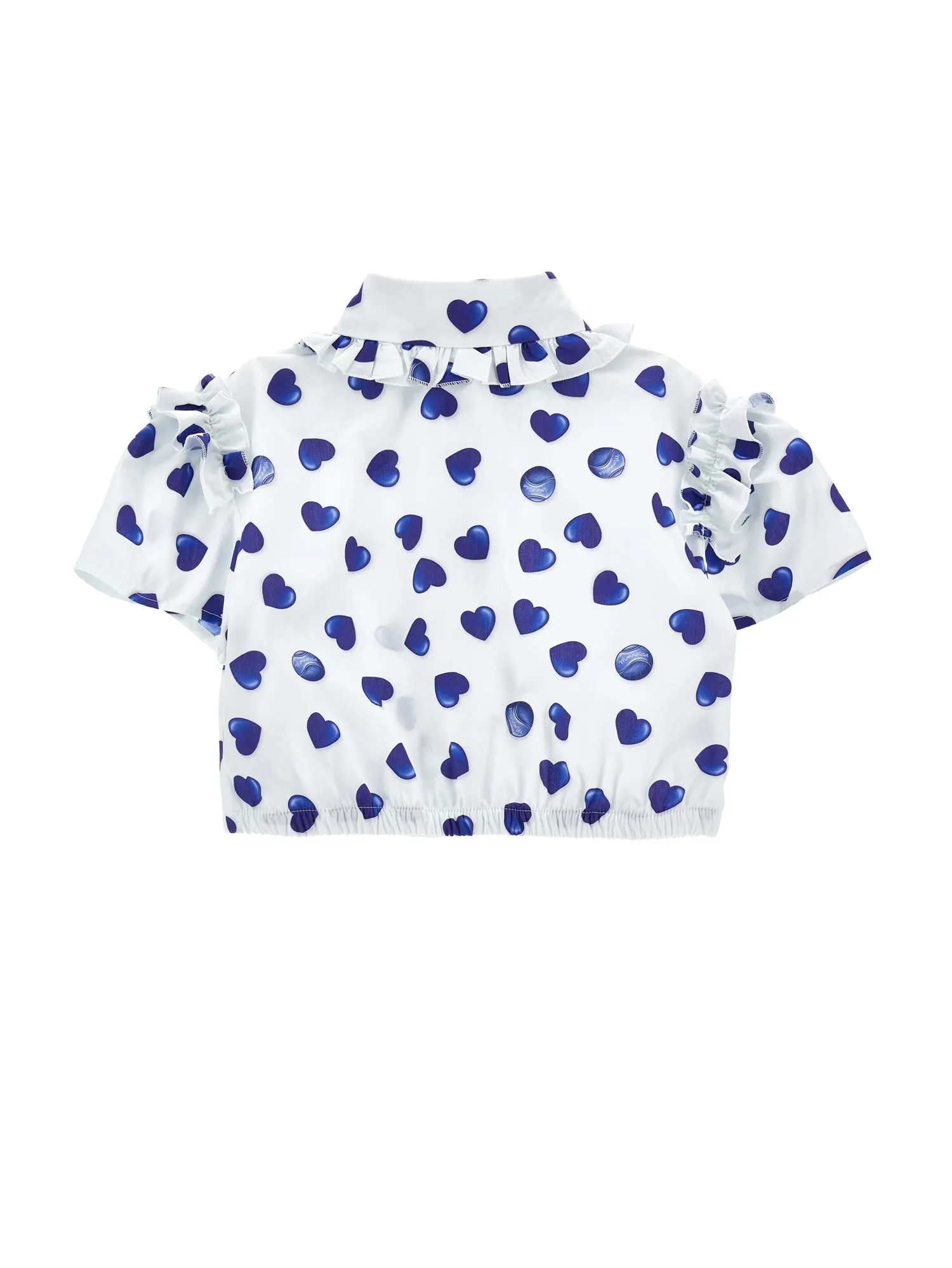 Heart Print Poplin Shirt