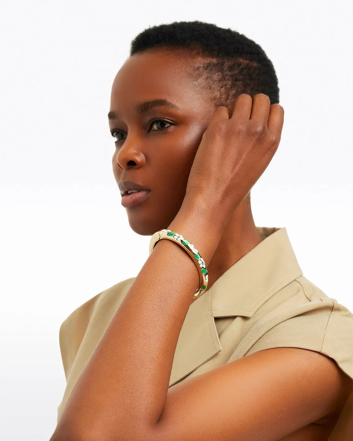Hinged Oval Bangle