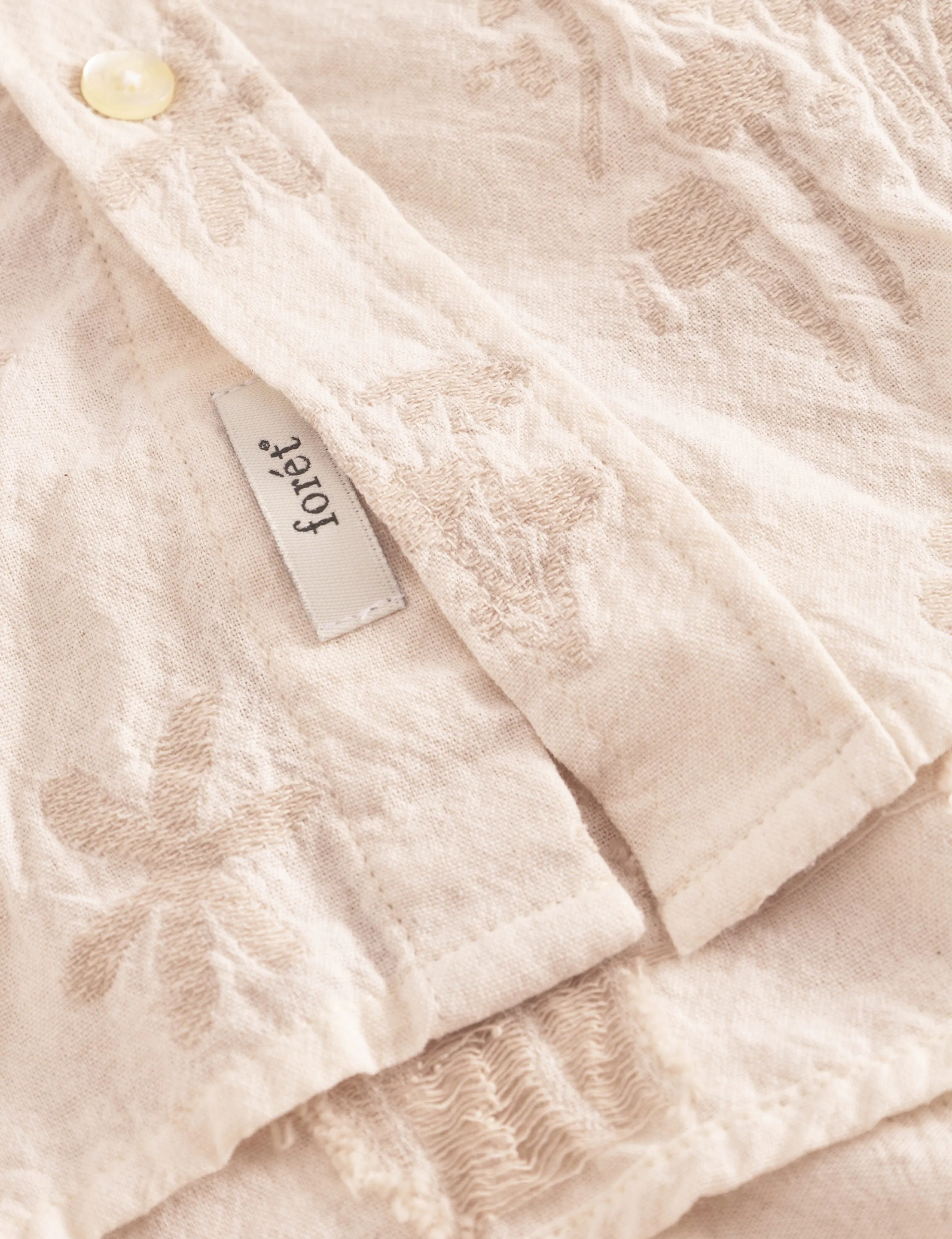 HORNET FLOWER JACQUARD SHIRT - CLOUD