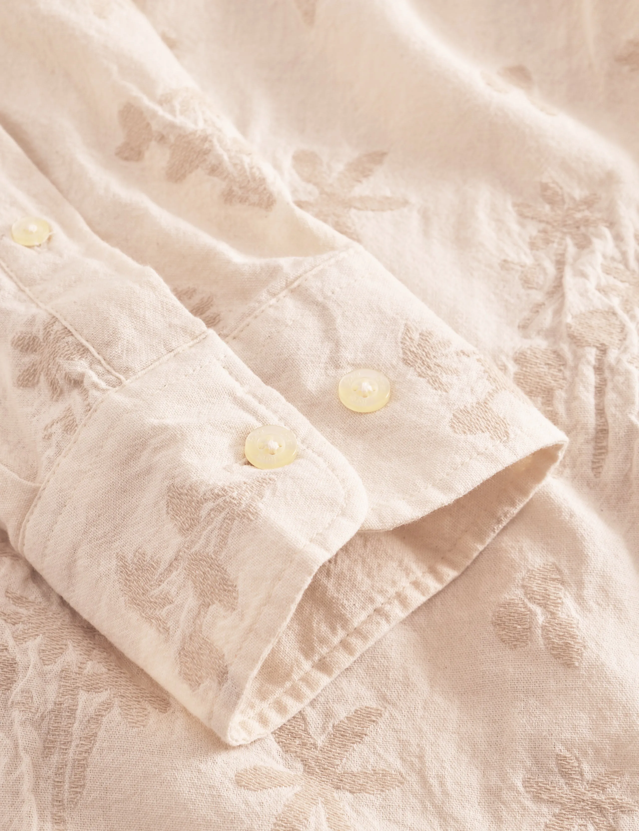 HORNET FLOWER JACQUARD SHIRT - CLOUD