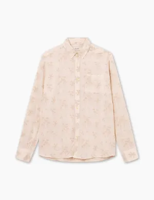 HORNET FLOWER JACQUARD SHIRT - CLOUD