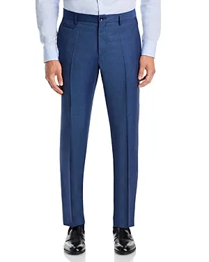 Hugo Boss Mens Regular fit Dress Pants 34 / 32 Blue Solid